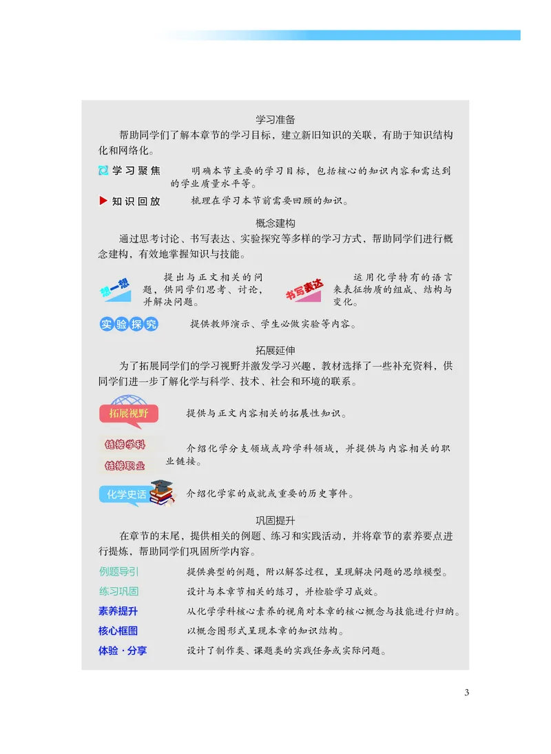 普通高中教科书&middot;化学必修第一册_高中全套电子教材及答案。_01高中电子教材全套_化学_沪科技版_高中年级_必修第一册