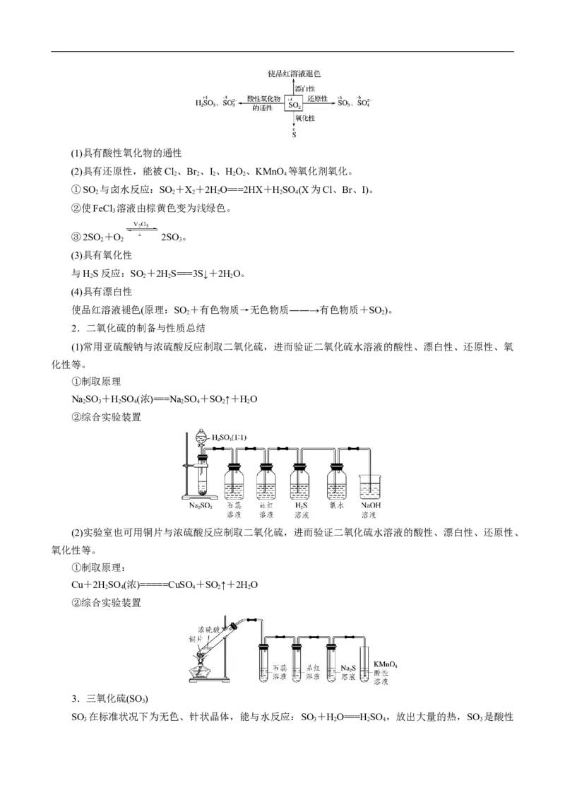 考点10硫及其化合物（原卷版）_05高考化学_通用版（老高考）复习资料_2023年复习资料_一轮复习_备战2023年高考化学一轮复习考点帮（全国通用）