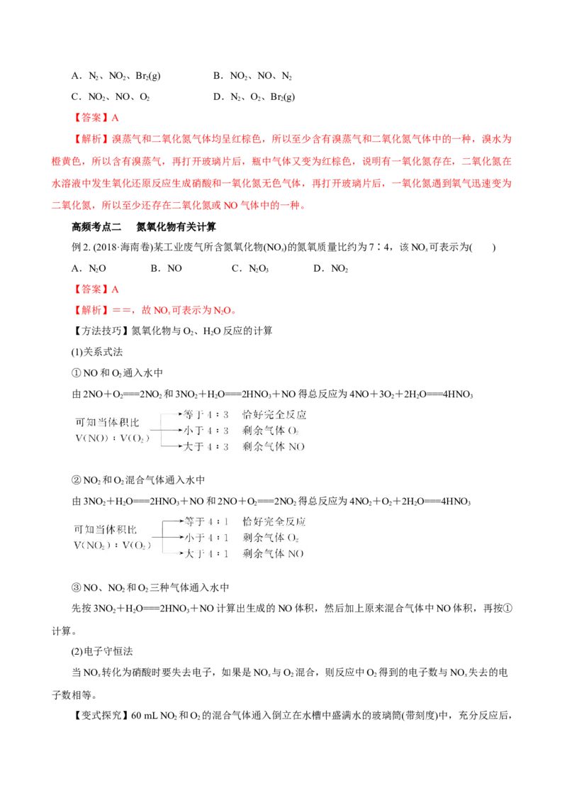 第12讲氮及其化合物（讲）-2023年高考化学一轮复习讲练测（解析版）_05高考化学_新高考复习资料_2023年新高考资料_一轮复习_2023年高考化学一轮复习讲练测（新教材新高考）