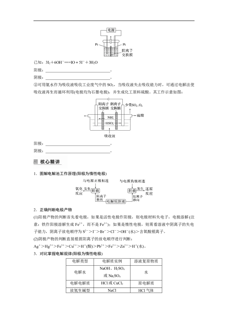第1部分专题突破专题12　新型电池和电解原理的应用_05高考化学_新高考复习资料_2023年新高考资料_二轮复习_2023年高考化学二轮复习讲义+课件（新高考版）_学生版_大二轮专题复习讲义