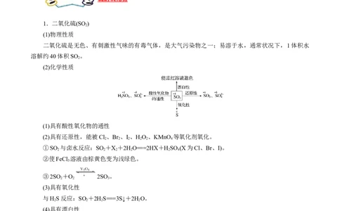 考点10硫及其化合物（解析版）_05高考化学_通用版（老高考）复习资料_2023年复习资料_一轮复习_备战2023年高考化学一轮复习考点帮（全国通用）