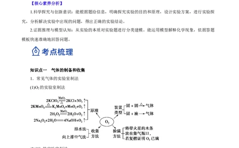 第27讲物质的制备与性质实验（讲）-2023年高考化学一轮复习讲练测（原卷版）_05高考化学_新高考复习资料_2023年新高考资料_一轮复习_2023年高考化学一轮复习讲练测（新教材新高考）