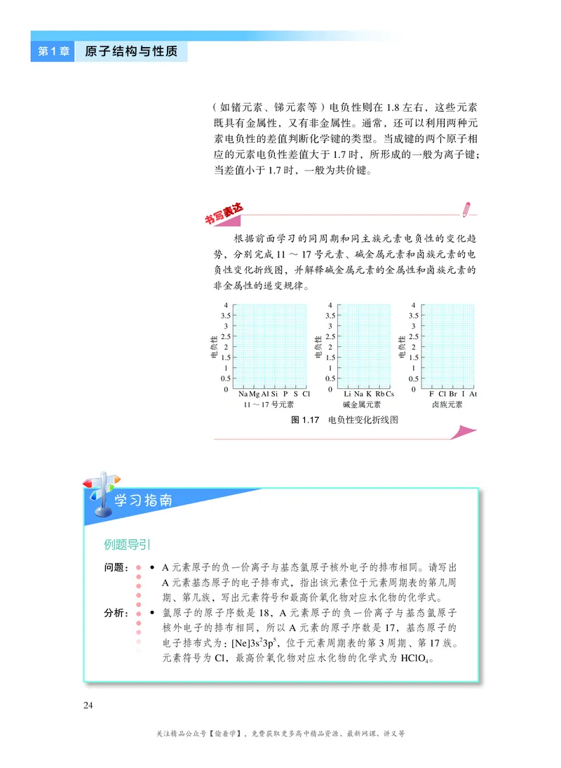 普通高中教科书&middot;化学选择性必修2物质结构与性质(1)_高中全套电子教材及答案。_01高中电子教材全套_化学_沪科技版_高中年级_选择性必修2物质结构与性质