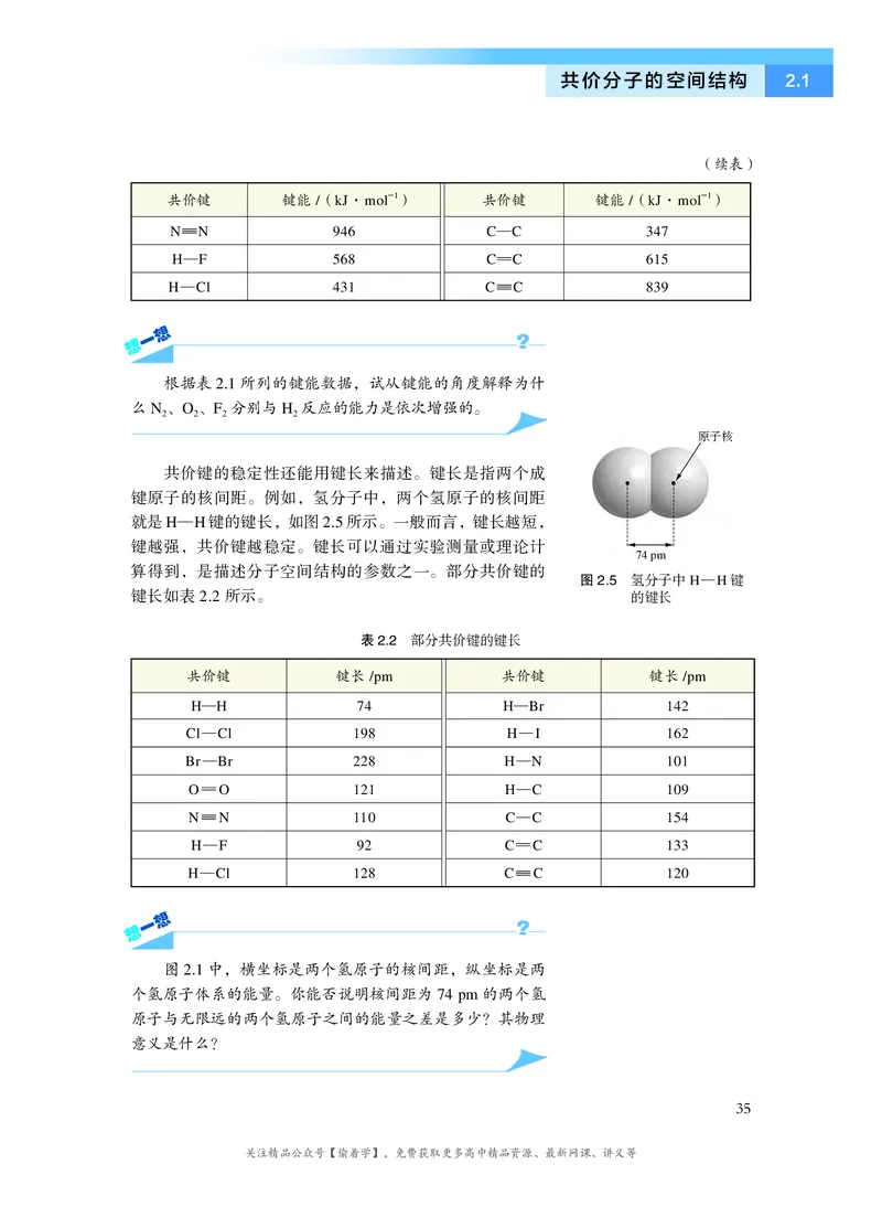 普通高中教科书&middot;化学选择性必修2物质结构与性质(1)_高中全套电子教材及答案。_01高中电子教材全套_化学_沪科技版_高中年级_选择性必修2物质结构与性质