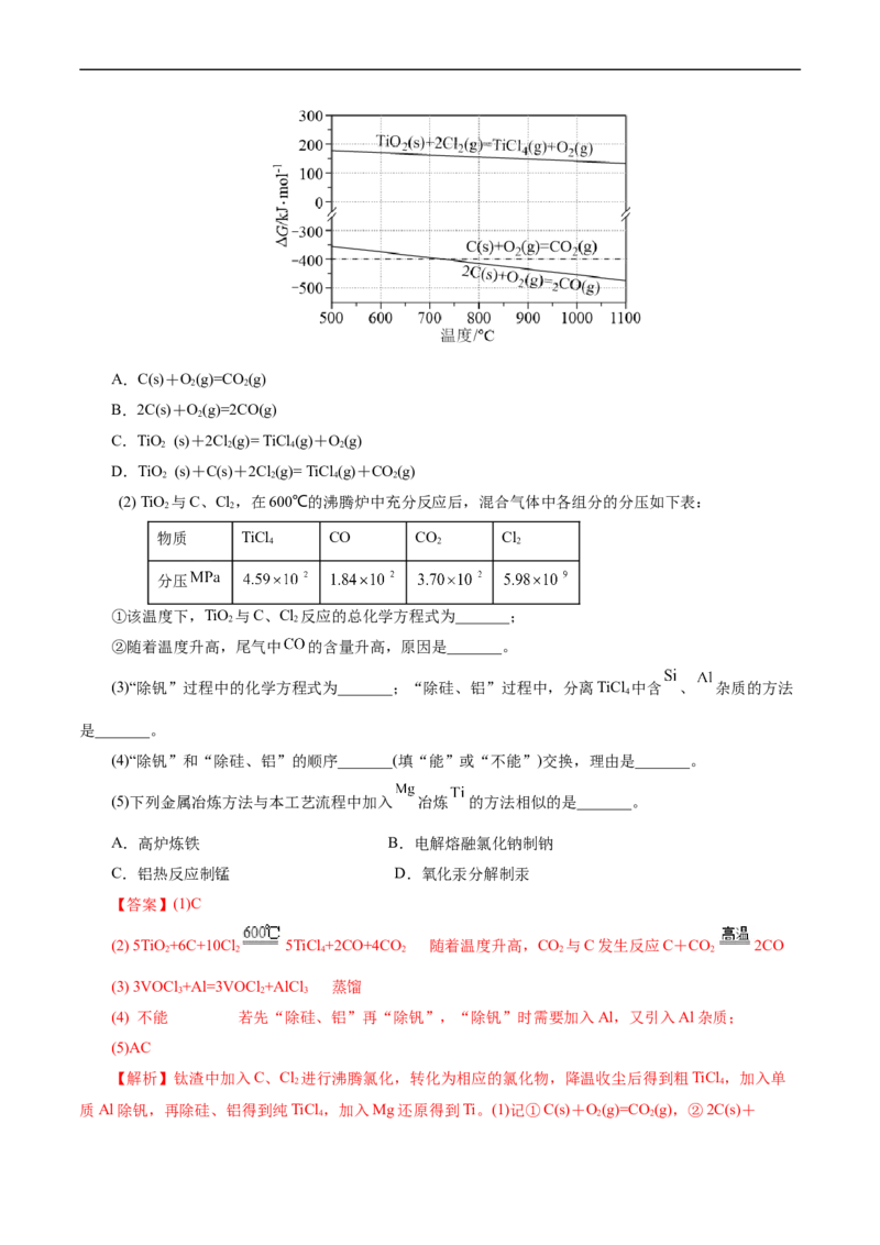 考点47无机工艺流程(核心考点精讲精练)_05高考化学_通用版（老高考）复习资料_2024年复习资料_完备战2024年高考化学一轮复习考点帮（全国通用）