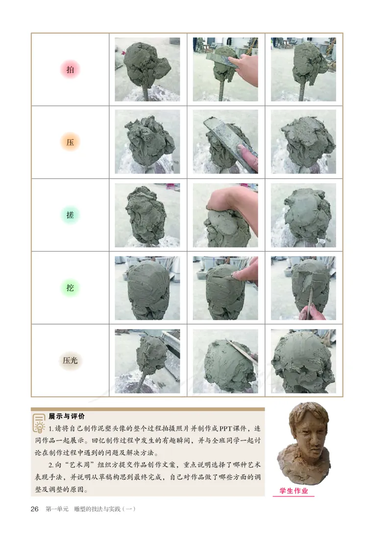 普通高中教科书&middot;美术选择性必修3雕塑(1)_高中全套电子教材及答案。_01高中电子教材全套_美术_人教版_高中年级_选择性必修3雕塑