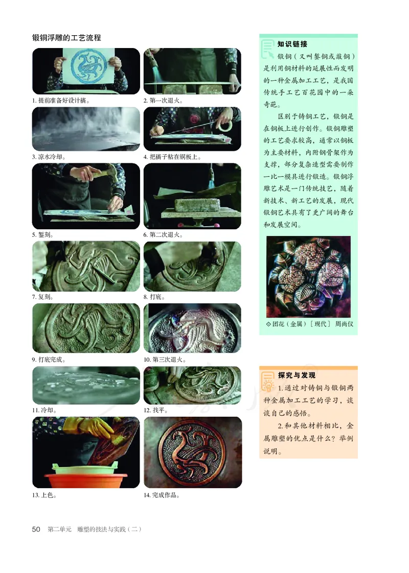 普通高中教科书&middot;美术选择性必修3雕塑(1)_高中全套电子教材及答案。_01高中电子教材全套_美术_人教版_高中年级_选择性必修3雕塑