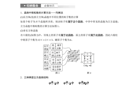 第6章第36讲　晶胞结构分析与计算_05高考化学_2024年新高考资料_1.2024一轮复习_2024年高考化学一轮复习讲义（新人教新高考版）_学生版在此文件夹_大一轮复习讲义
