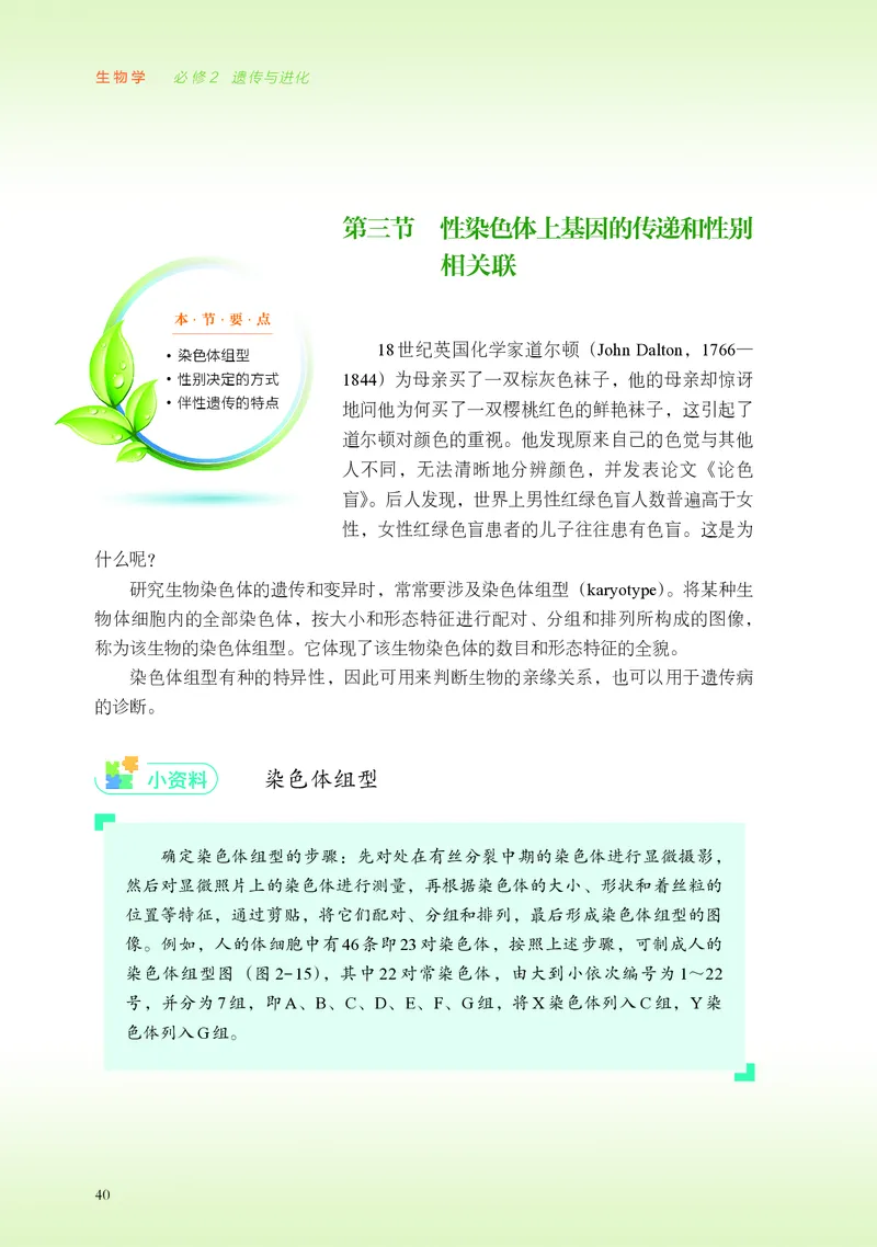 普通高中教科书&middot;生物学必修2遗传与进化(1)_高中全套电子教材及答案。_01高中电子教材全套_生物学_浙科版_高中年级_必修2遗传与进化