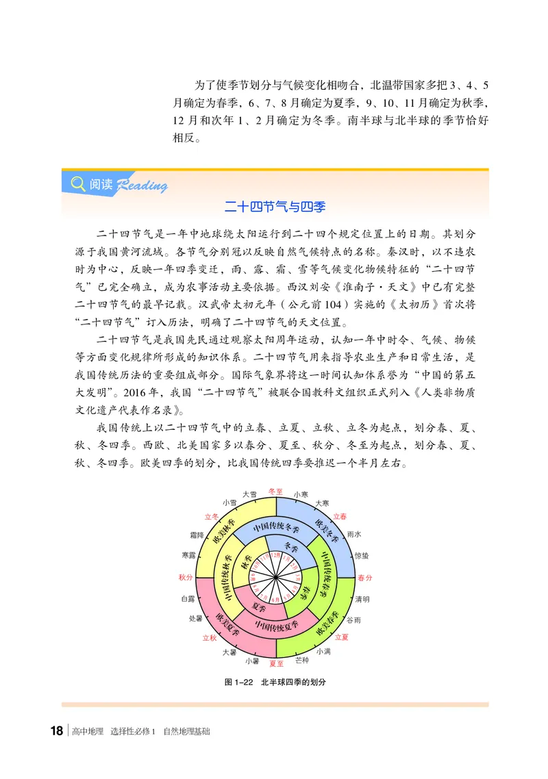 普通高中教科书&middot;地理选择性必修1自然地理基础(1)_高中全套电子教材及答案。_01高中电子教材全套_地理_湘教版_高中年级_选择性必修1自然地理基础