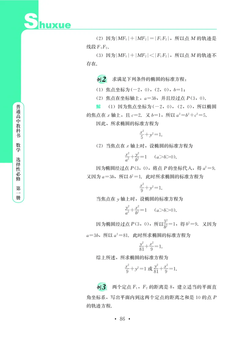 普通高中教科书&middot;数学选择性必修第一册(1)_高中全套电子教材及答案。_01高中电子教材全套_数学_鄂教版_高中年级_选择性必修第一册