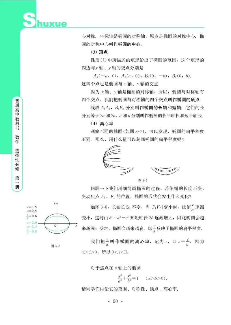 普通高中教科书&middot;数学选择性必修第一册(1)_高中全套电子教材及答案。_01高中电子教材全套_数学_鄂教版_高中年级_选择性必修第一册