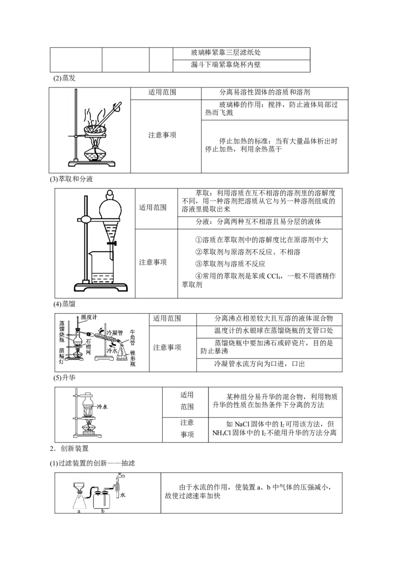 第26讲物质的分离、提纯、检验与鉴别（讲）-2024年高考化学大一轮复习精讲精练+专题讲座（解析版）_05高考化学_2024年新高考资料_1.2024一轮复习
