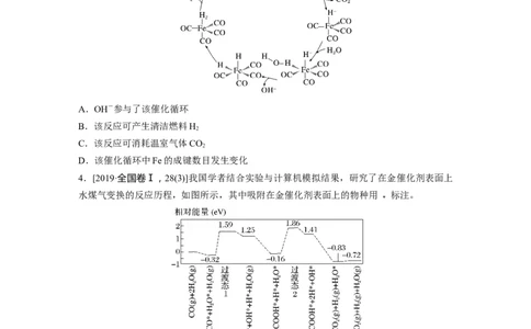 第1部分专题突破　专题13　题型专攻3　化学反应历程图像分析_05高考化学_通用版（老高考）复习资料_2023年复习资料_二轮复习_2023年高考化学二轮复习讲义+课件（全国版）_学生版
