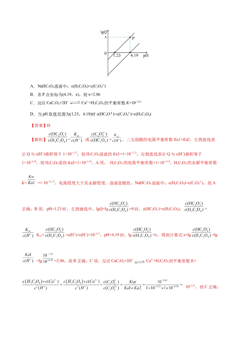 第04讲沉淀溶解平衡(练习)(解析版)_05高考化学_2025年新高考资料_一轮复习_2025年高考化学一轮复习讲练测（新教材新高考）_第八章水溶液中的离子反应与平衡