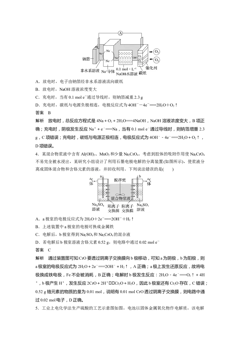 第6章第38讲　电解原理的综合应用---2023年高考化学一轮复习（新高考）_05高考化学_新高考复习资料_2023年新高考资料_一轮复习_2023年新高考大一轮复习讲义
