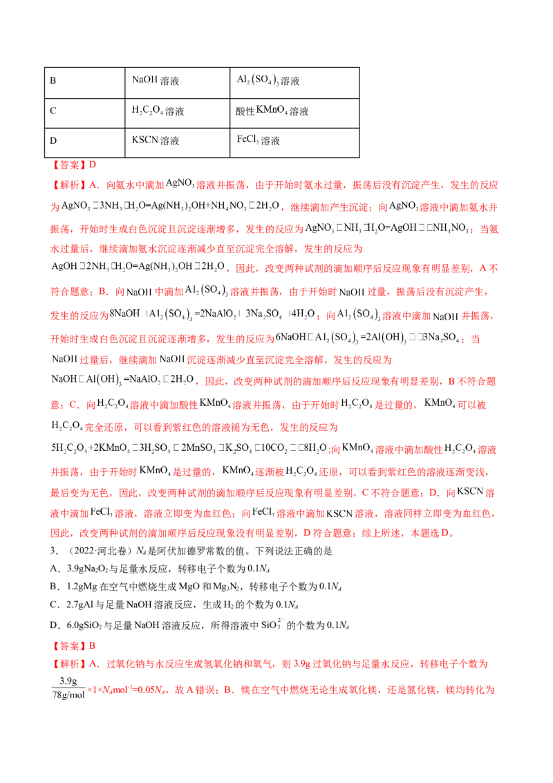 第03讲镁、铝及其重要化合物（讲义）（解析版）_05高考化学_2025年新高考资料_一轮复习_2025年高考化学一轮复习讲练测（新教材新高考）_第三章金属及其化合物