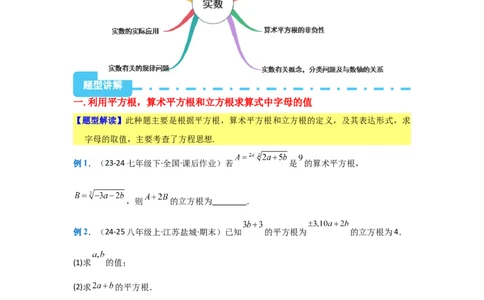 第八章实数（单元重难点题型归纳与训练）（原卷版）_初中数学_七年级数学下册（人教版）_分层作业