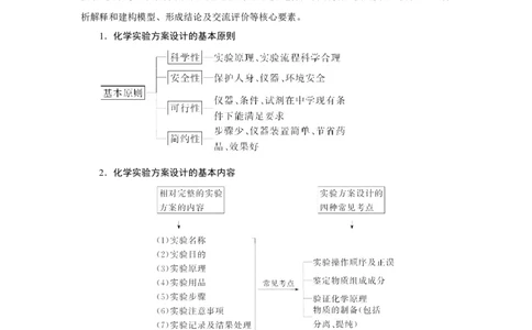 第3讲化学实验方案的设计及评价（教案）_05高考化学_新高考复习资料_2022年新高考资料_2022届一轮复习讲练结合_第十章化学实验_第3讲化学实验方案的设计及评价