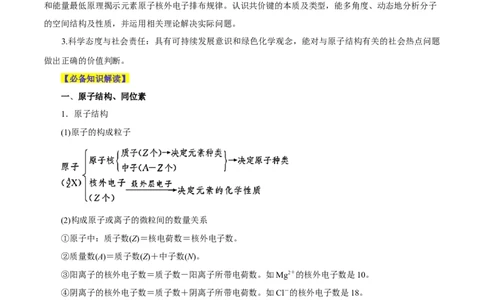 第13讲原子结构化学键（讲）-2024年高考化学大一轮复习精讲精练+专题讲座（原卷版）_05高考化学_2024年新高考资料_1.2024一轮复习_2024年高考化学大一轮复习精讲精练+专题讲座