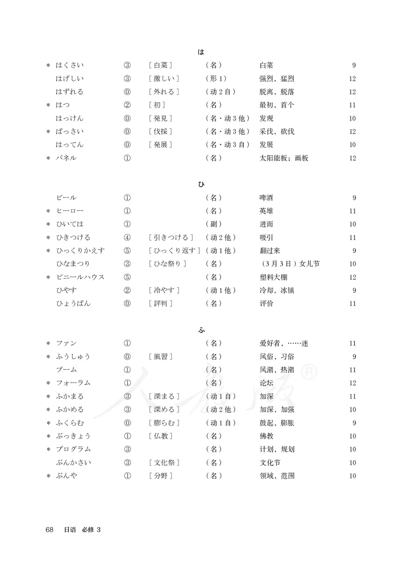 普通高中教科书&middot;日语必修第三册_高中全套电子教材及答案。_01高中电子教材全套_日语_人教版_高中年级_必修第三册