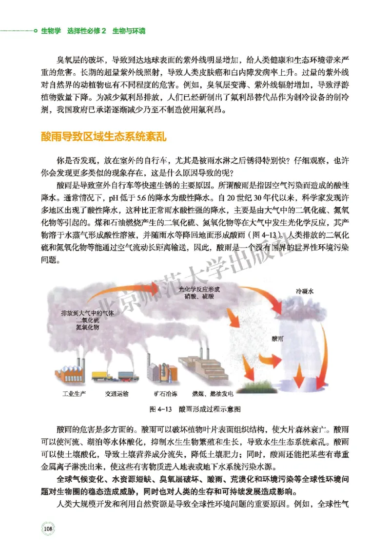 普通高中教科书&middot;生物学选择性必修2生物与环境(1)_高中全套电子教材及答案。_01高中电子教材全套_生物学_北师大版_高中年级_选择性必修2生物与环境