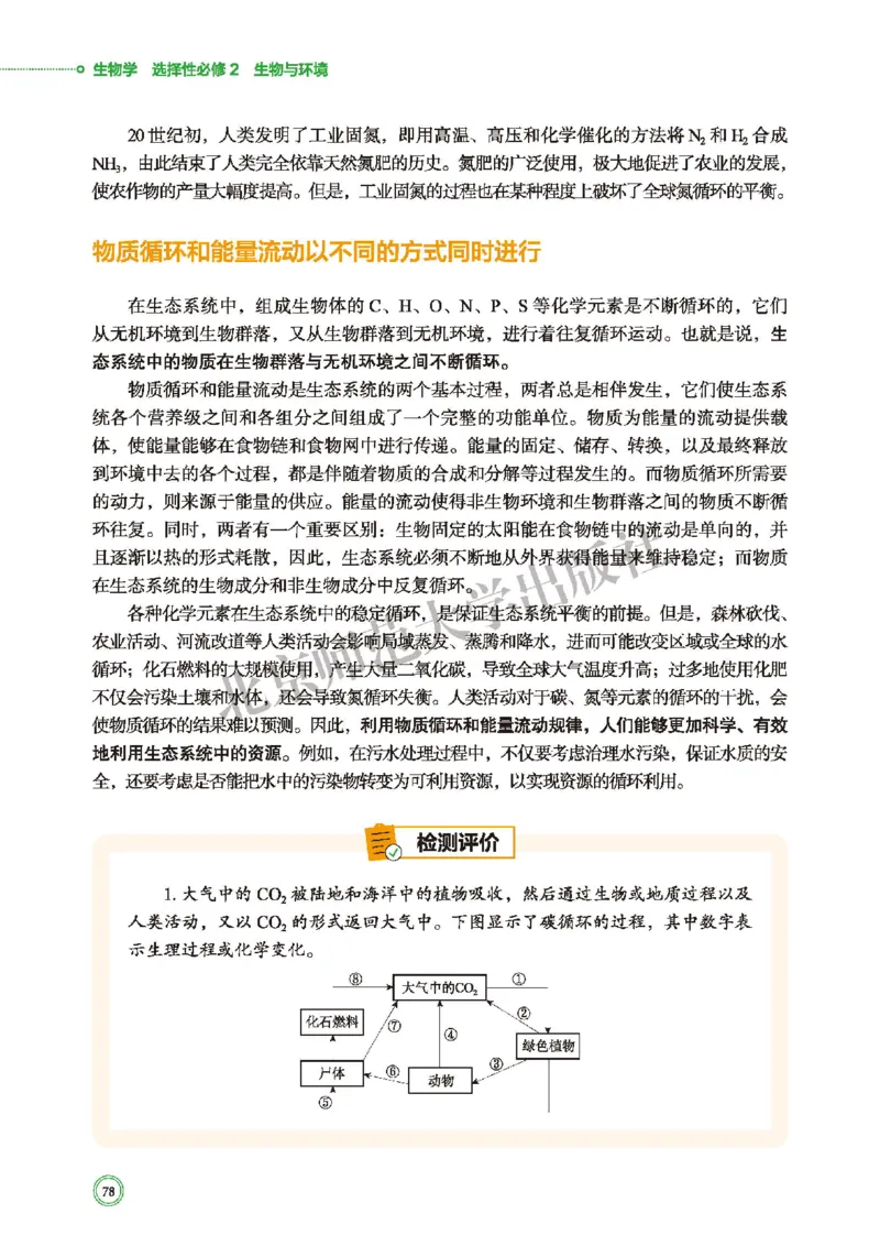 普通高中教科书&middot;生物学选择性必修2生物与环境(1)_高中全套电子教材及答案。_01高中电子教材全套_生物学_北师大版_高中年级_选择性必修2生物与环境