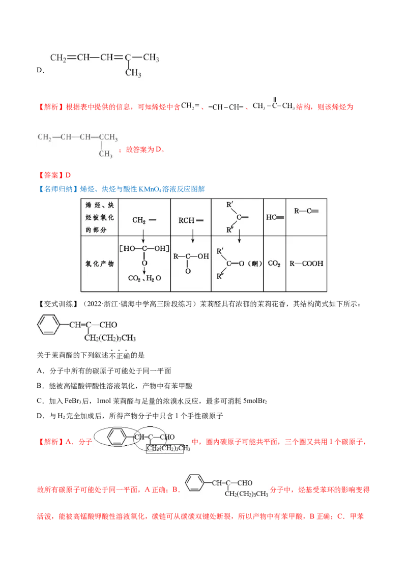 第33讲烃和卤代烃（讲）-2023年高考化学一轮复习讲练测（全国通用）（解析版）_05高考化学_通用版（老高考）复习资料_2023年复习资料_一轮复习