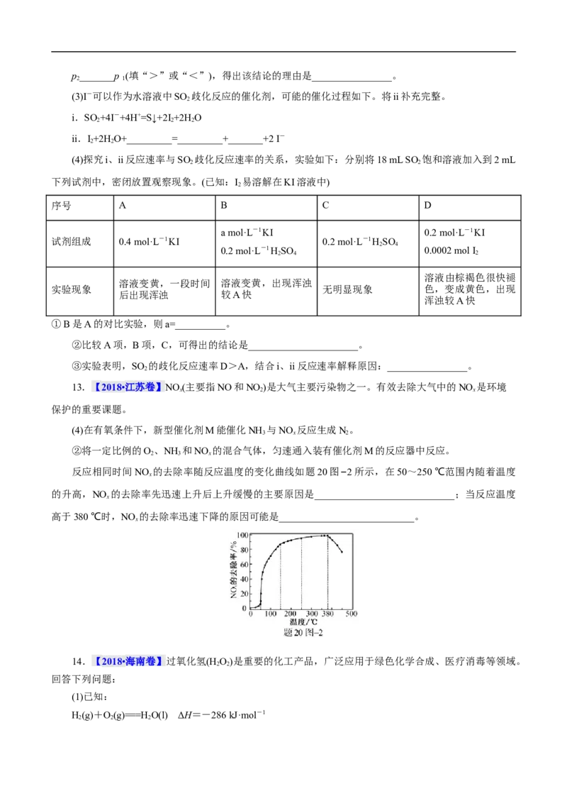 考点21化学反应速率（原卷版）_05高考化学_通用版（老高考）复习资料_2023年复习资料_一轮复习_备战2023年高考化学一轮复习考点帮（全国通用）