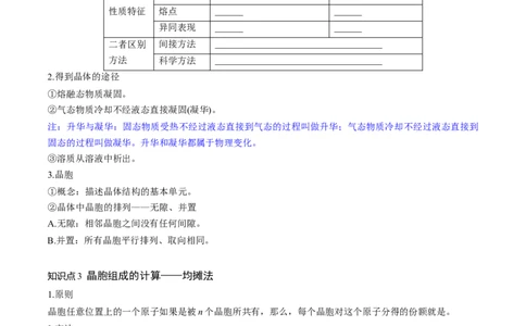 第20讲晶体结构与性质（讲义）（原卷版）_05高考化学_2024年新高考资料_1.2024一轮复习_2024年高考化学一轮复习讲练测（新教材新高考）_第20讲晶体结构与性质（讲义）