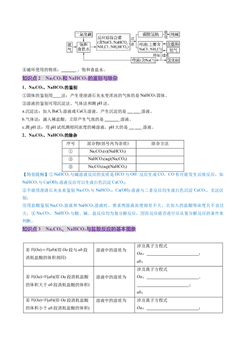 第01讲钠及其重要化合物（讲义）（原卷版）_05高考化学_新高考复习资料_2025年新高考资料_上好课2025年高考化学一轮复习讲练测（新教材新高考）_第三章金属及其化合物