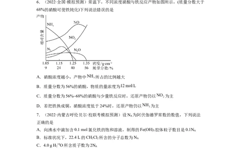 第02讲物质的量浓度与溶液的配制（练习）（原卷版）_05高考化学_新高考复习资料_2024年新高考资料_一轮复习资料_完2024年高考化学一轮复习讲练测(课件+讲义+练习)（新高考）
