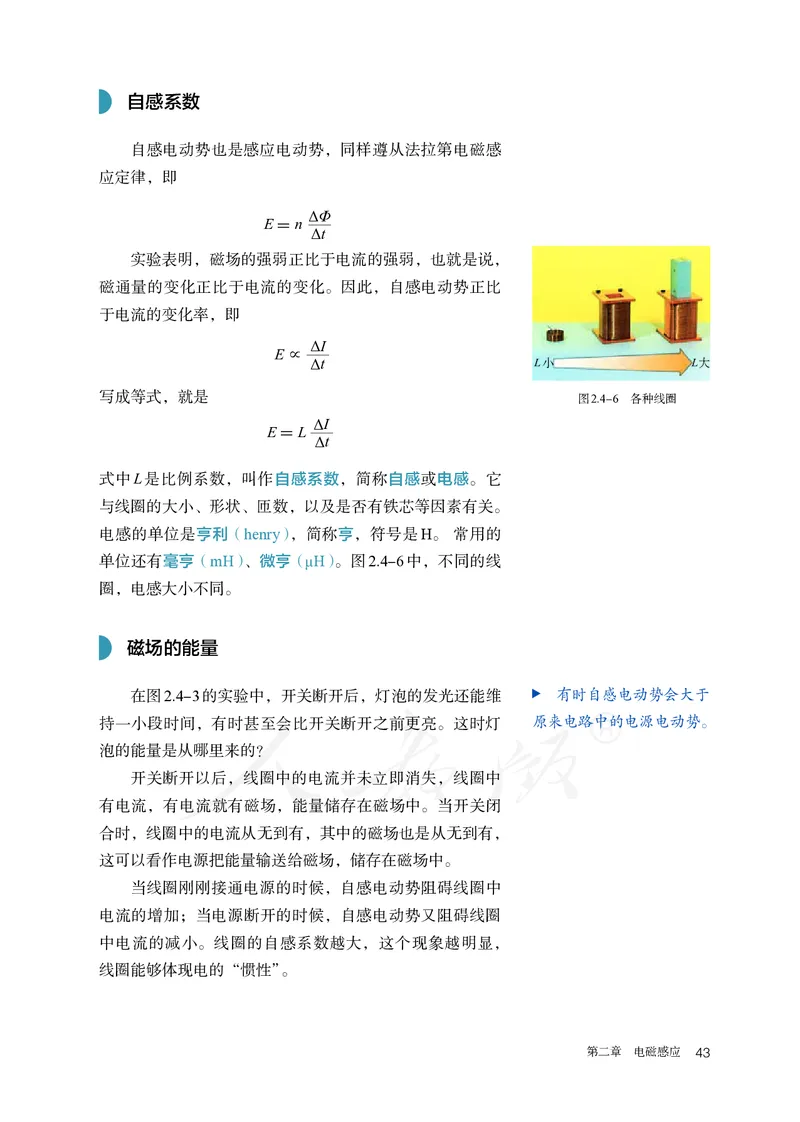 普通高中教科书&middot;物理选择性必修第二册(1)_高中全套电子教材及答案。_01高中电子教材全套_物理_人教版_高中年级_选择性必修第二册