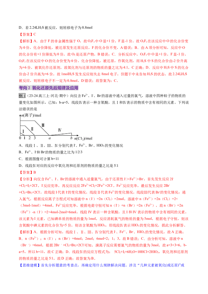 第04讲氧化还原反应的基本概念和规律（讲义）（解析版）_05高考化学_新高考复习资料_2025年新高考资料_上好课2025年高考化学一轮复习讲练测（新教材新高考）_第一章物质及其变化