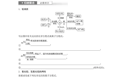 第4章第17讲　铝、镁及其化合物_05高考化学_2024年新高考资料_1.2024一轮复习_2024年高考化学一轮复习讲义（新人教新高考版）_学生版在此文件夹_大一轮复习讲义