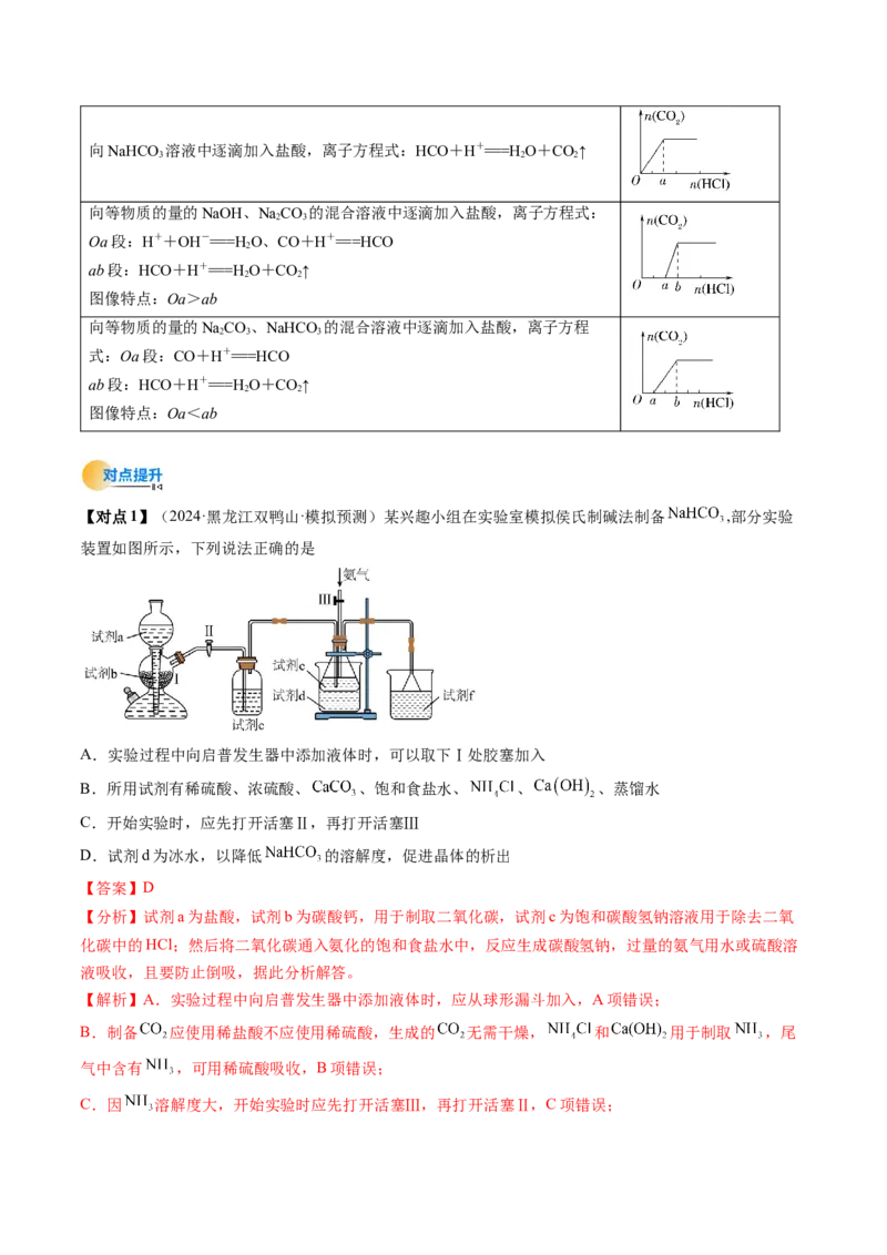 考点09钠及其重要化合物（核心考点精讲精练）-备战2025年高考化学一轮复习考点帮（新高考通用）（解析版）_05高考化学_2025年新高考资料_一轮复习_备战2025年高考化学一轮复习考点帮