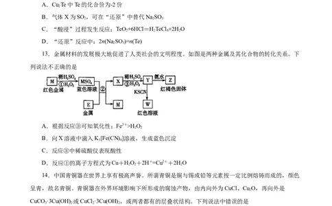 第8讲金属材料（不锈钢、铝合金、合金）（练）原卷版_05高考化学_新高考复习资料_2022年新高考资料_2022年高考化学一轮复习讲练测（新教材新高考）