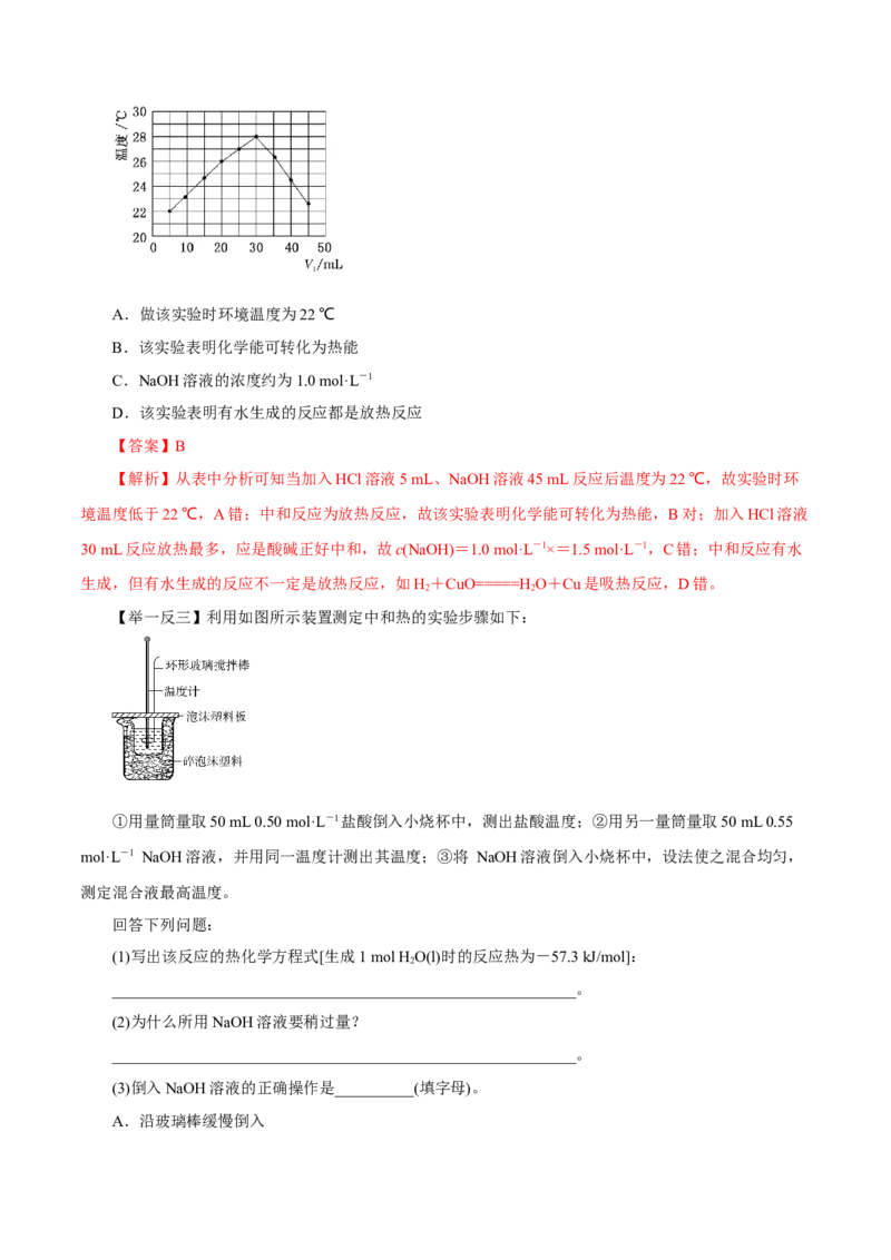 第15讲化学反应的热效应（讲）-2023年高考化学一轮复习讲练测（解析版）_05高考化学_新高考复习资料_2023年新高考资料_一轮复习_2023年高考化学一轮复习讲练测（新教材新高考）