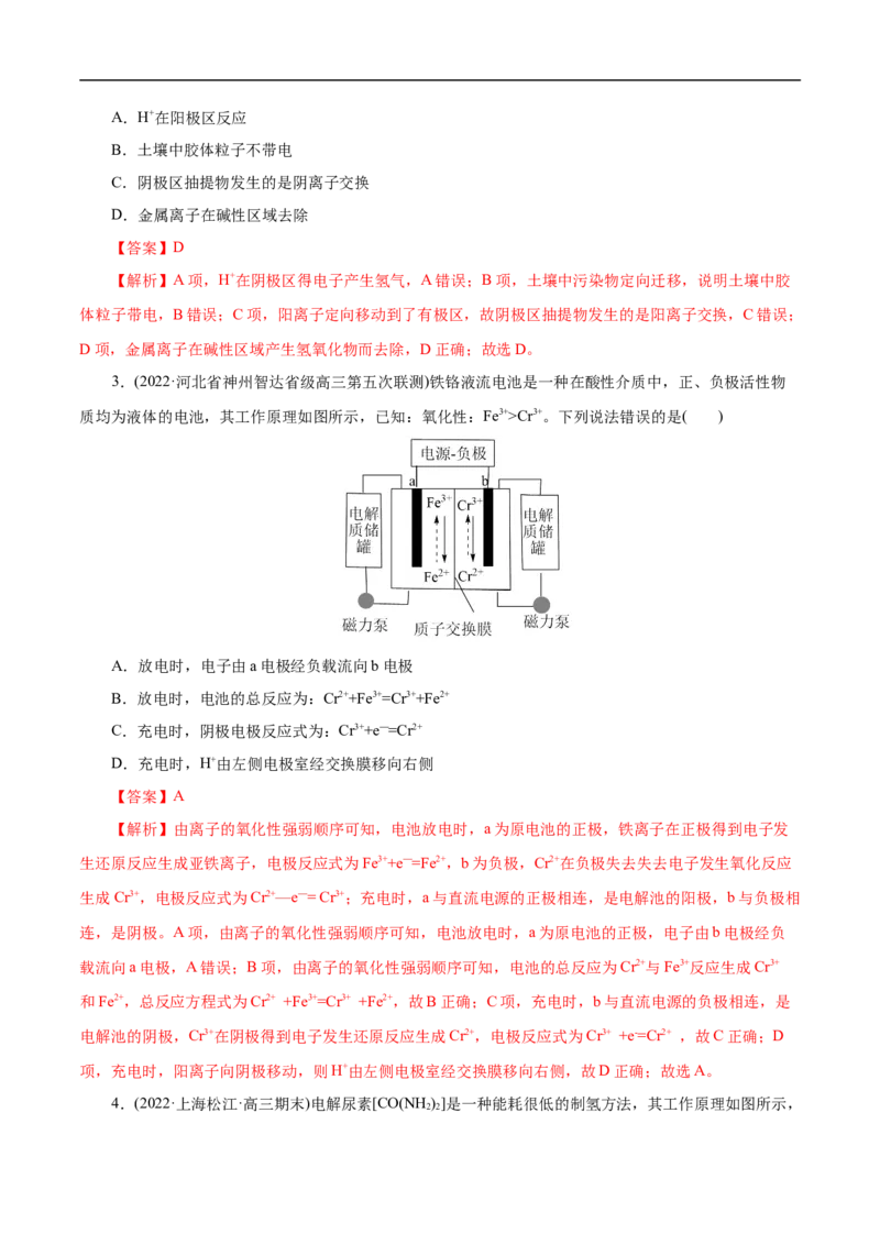 考点19电解池（解析版）_05高考化学_通用版（老高考）复习资料_2023年复习资料_一轮复习_备战2023年高考化学一轮复习考点帮（全国通用）