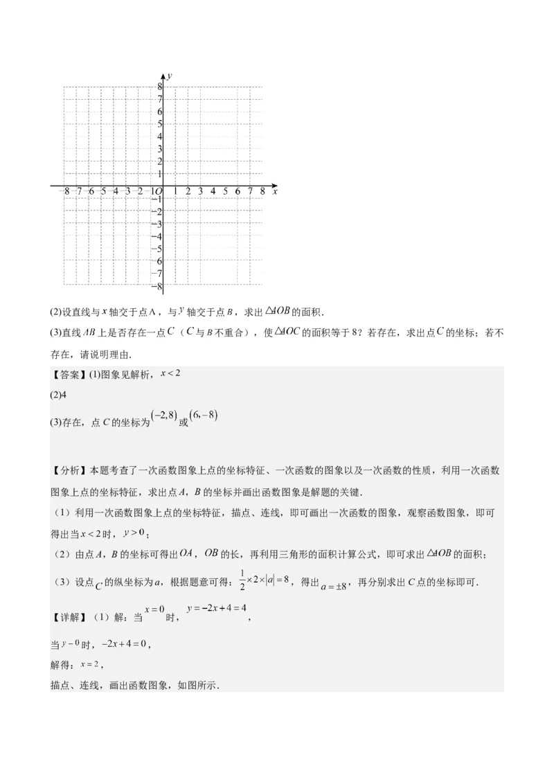 第十九章一次函数（知识归纳+11题型突破）（教师版）_初中数学_八年级数学下册（人教版）_知识点汇总-U105_2024版