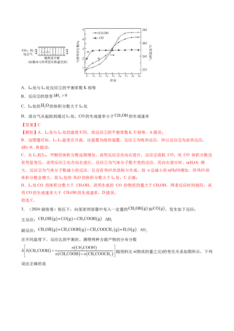 考点27化学平衡常数及其相关计算（核心考点精讲精练）-备战2025年高考化学一轮复习考点帮（新高考通用）（解析版）_05高考化学_2025年新高考资料_一轮复习