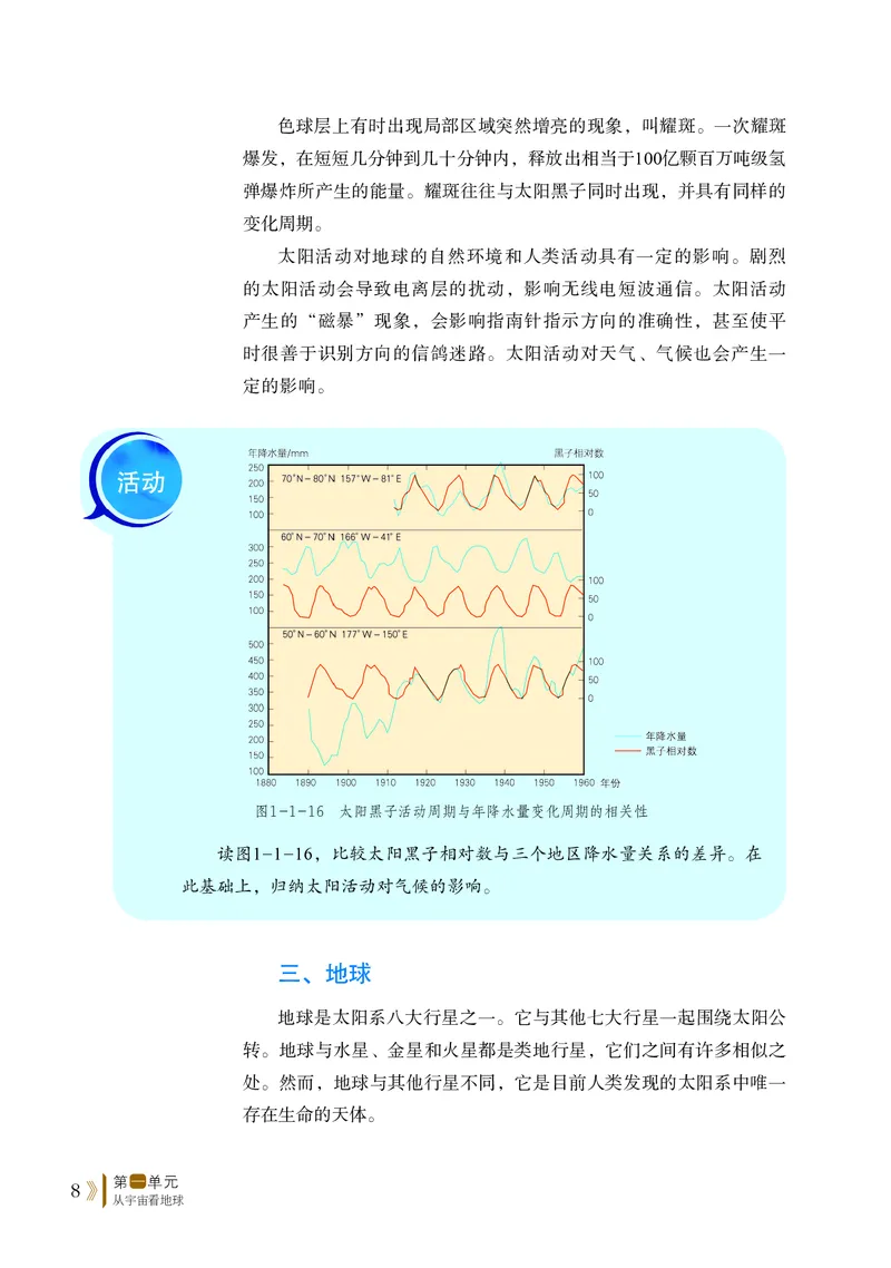 普通高中教科书&middot;地理必修第一册(1)_高中全套电子教材及答案。_01高中电子教材全套_地理_鲁教版_高中年级_必修第一册