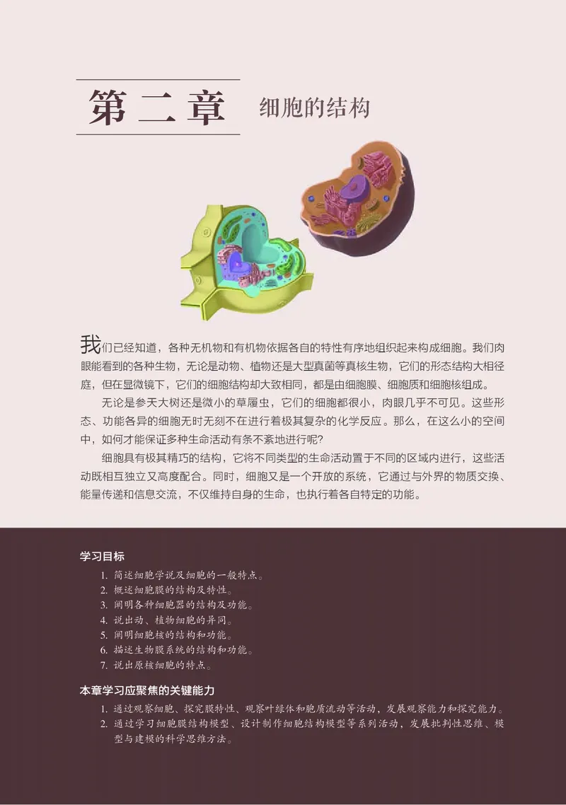 普通高中教科书&middot;生物学必修1分子与细胞_高中全套电子教材及答案。_01高中电子教材全套_生物学_浙科版_高中年级_必修1分子与细胞
