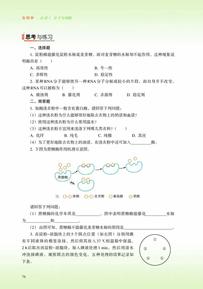 普通高中教科书&middot;生物学必修1分子与细胞_高中全套电子教材及答案。_01高中电子教材全套_生物学_浙科版_高中年级_必修1分子与细胞