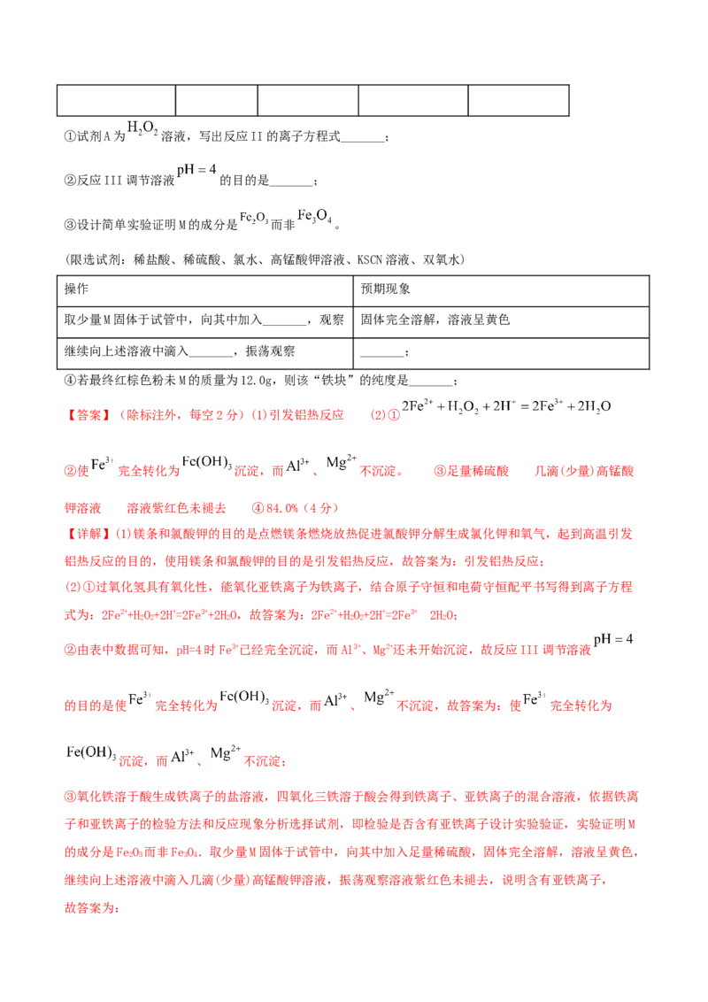第08讲铝、镁及其重要化合物（精练）-2022年一轮复习讲练测（解析版）_05高考化学_新高考复习资料_2022年新高考资料_2022年高考化学一轮复习讲练测