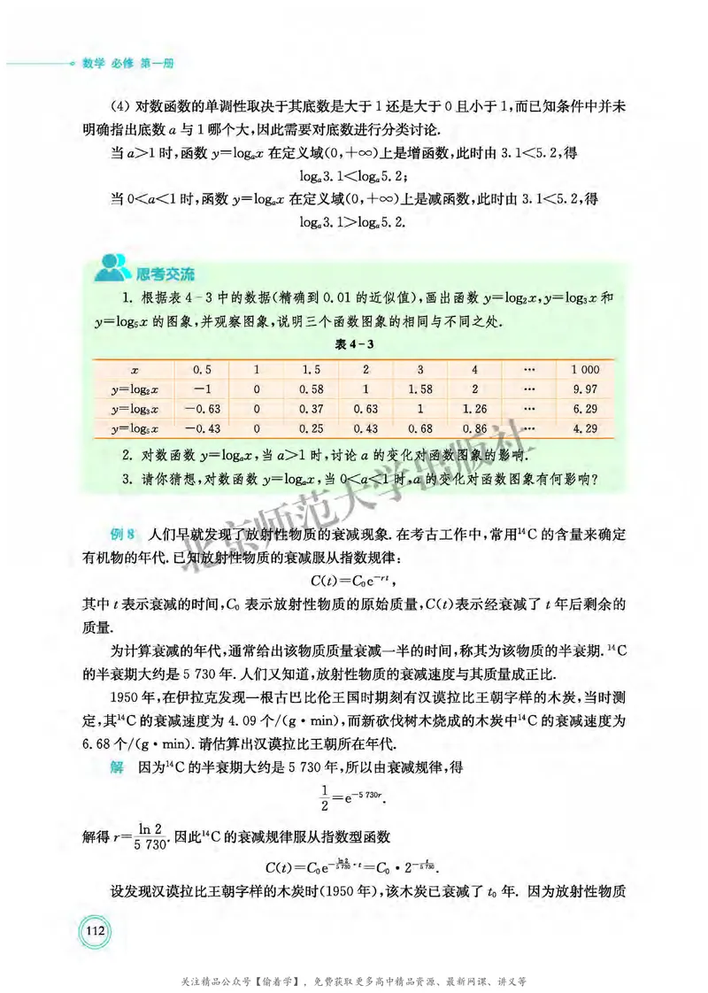 普通高中教科书&middot;数学必修第一册(1)_高中全套电子教材及答案。_01高中电子教材全套_数学_北师大版_高中年级_必修第一册