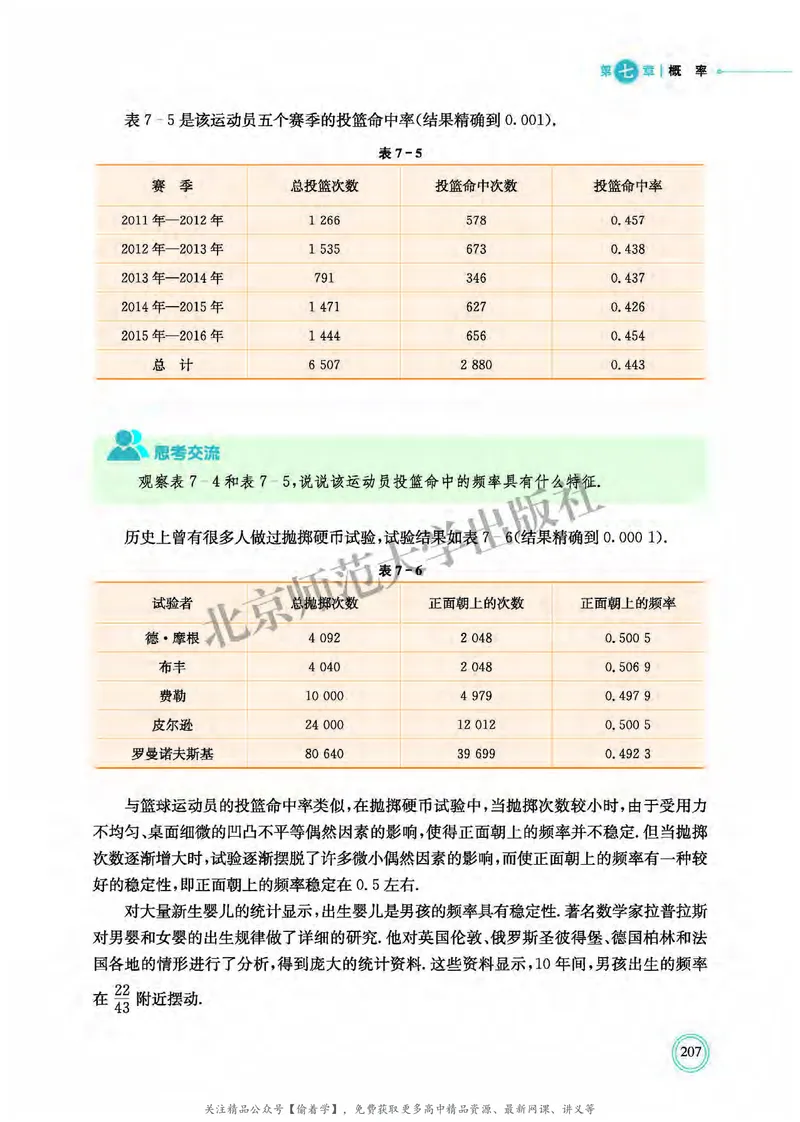普通高中教科书&middot;数学必修第一册(1)_高中全套电子教材及答案。_01高中电子教材全套_数学_北师大版_高中年级_必修第一册