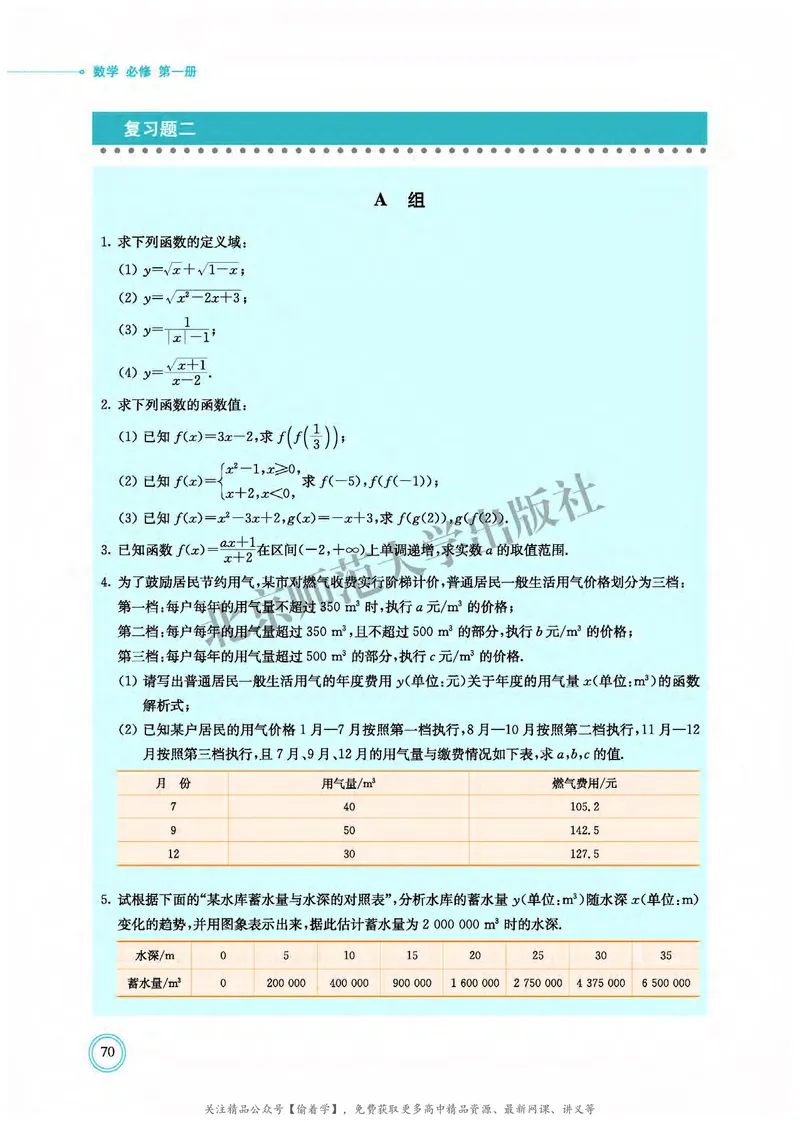 普通高中教科书&middot;数学必修第一册(1)_高中全套电子教材及答案。_01高中电子教材全套_数学_北师大版_高中年级_必修第一册