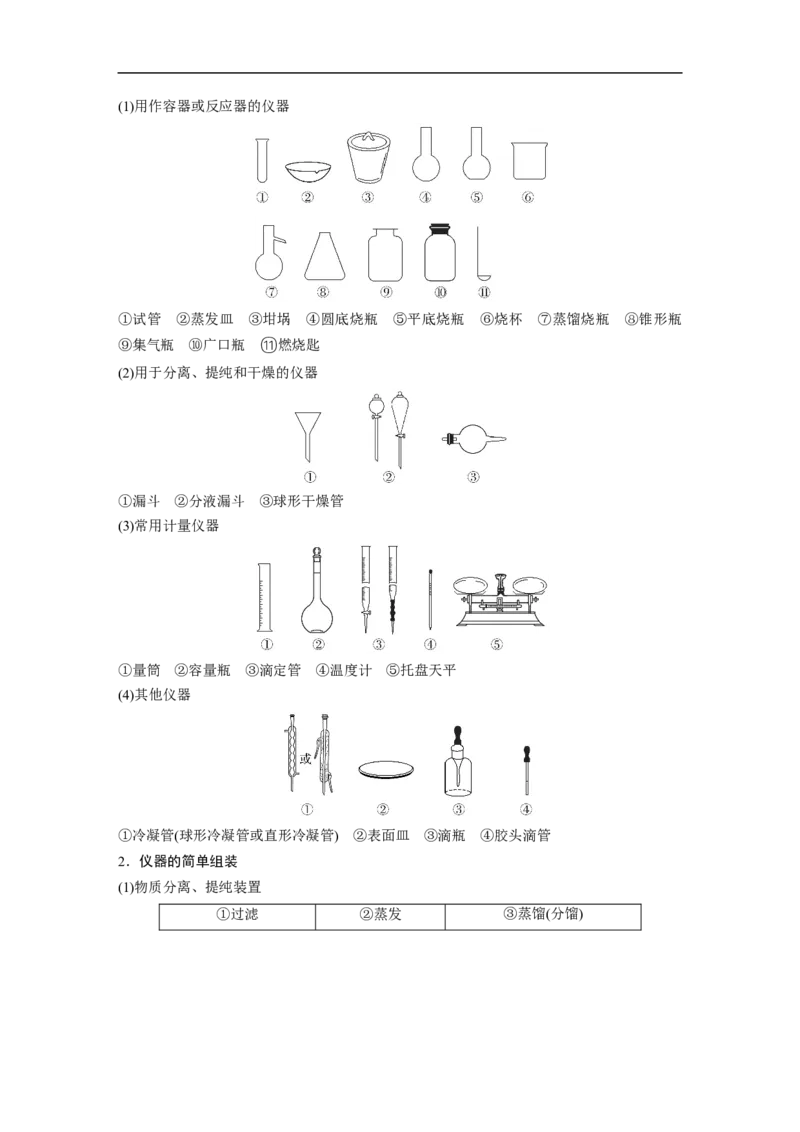 第1部分专题突破专题19　典型实验装置及化学实验基本操作_05高考化学_新高考复习资料_2023年新高考资料_二轮复习_2023年高考化学二轮复习讲义+课件（新高考版）_学生版