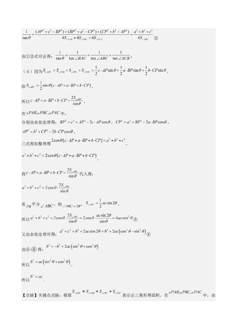 高考仿真重难点训练06解三角形（解析版）_2.2025数学总复习_2025年新高考资料_一轮复习_2025年高考数学一轮复习《重难点题型与知识梳理&bull;高分突破》（新高考专用）
